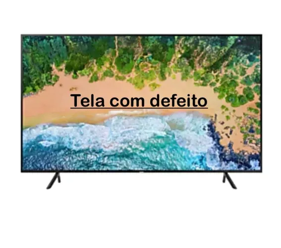 TV Samsung 75 - tela com defeito 