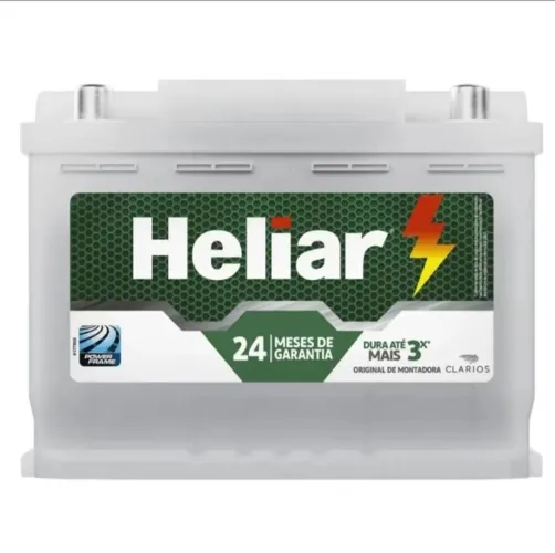 HE6ODD: 60Ah - Baterias Automotivas Heliar Convencional  - Sem Garantia 