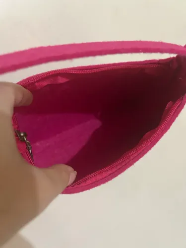 Bolsa de mão rosa