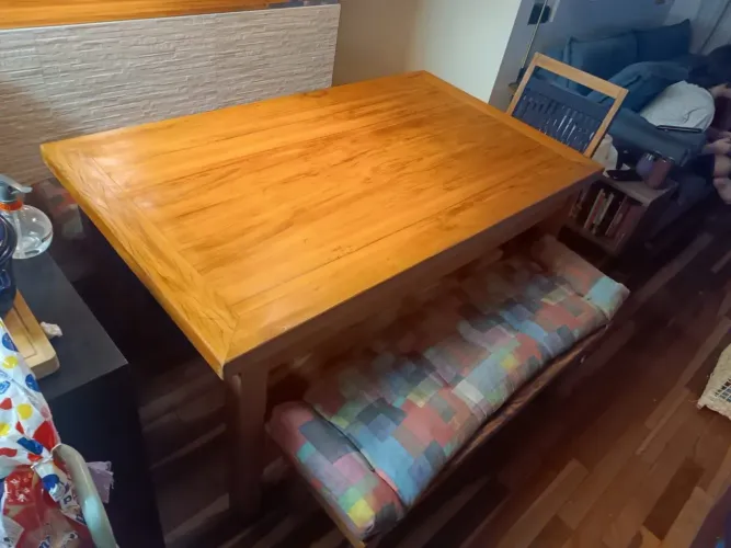 Mesa de jantar Madeira de Demolição