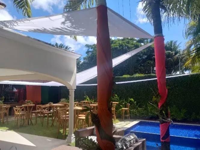Decoração com Malhas Tensionadas