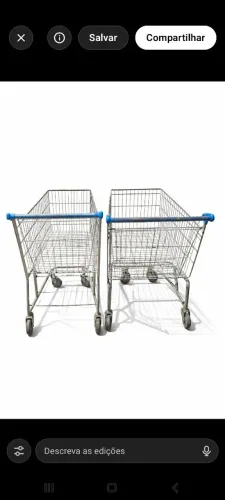 Carrinho feira Supermercado