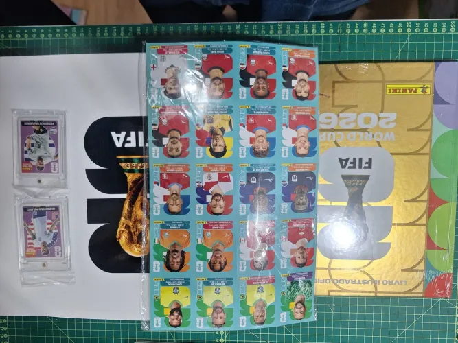 Kit Álbum Copa Do Mundo 2026 Capa Dura COMPLETO + Kit Atualização Panini + Extras