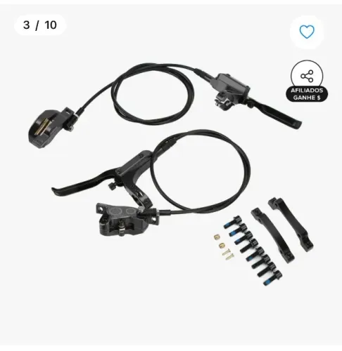 Par De Freio 4 Pistão Ztto Mtb M840