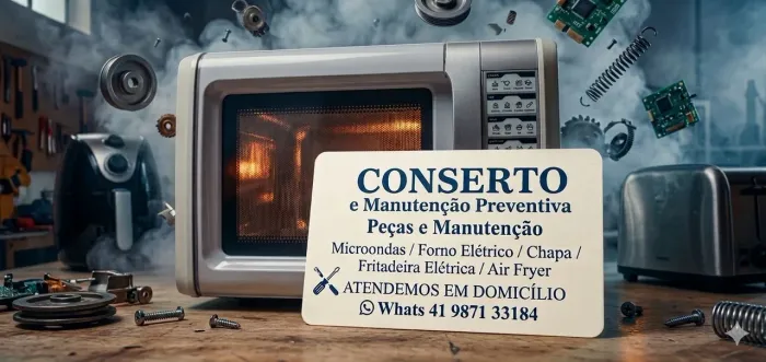 Peças e Manutenção Microondas/Forno Elétrico/Air Fryer
