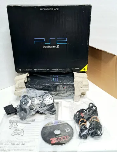 Playstation 2 Midnight Black Scph-50000 Mb
