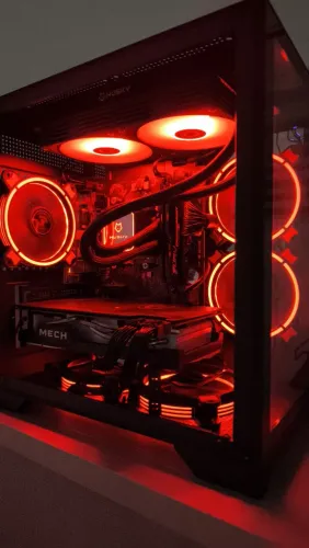 Pc gamer Ryzen 9600X com RX 6750 XT 12GB roda tudo, Pc gamer ddr5