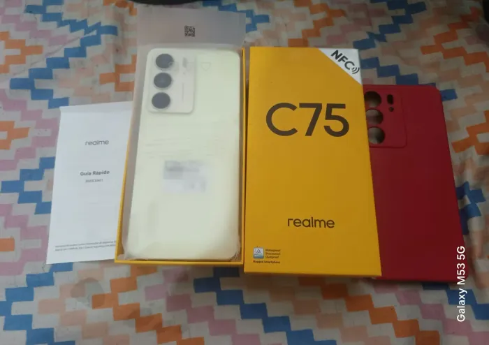 REALME C75 256 GB + 16 GB DE RAM, POSSUI (NFC) ESTÁ MUITO BEM CONSERVADO..