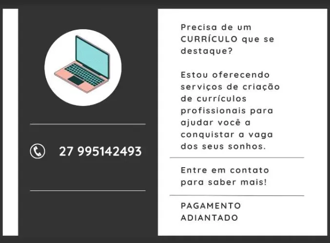 Faço currículo 