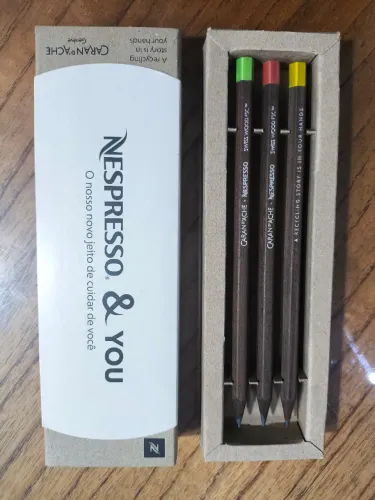 Lápis Carand'ache edição especial Nespresso 