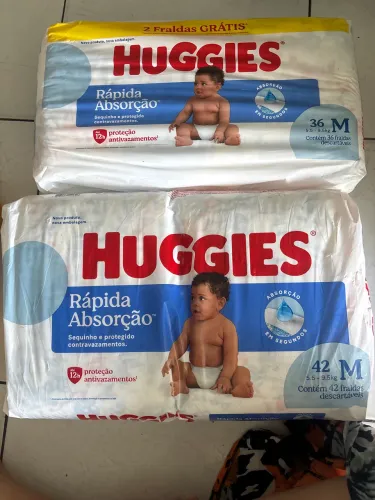 Fralda descartável Huggies