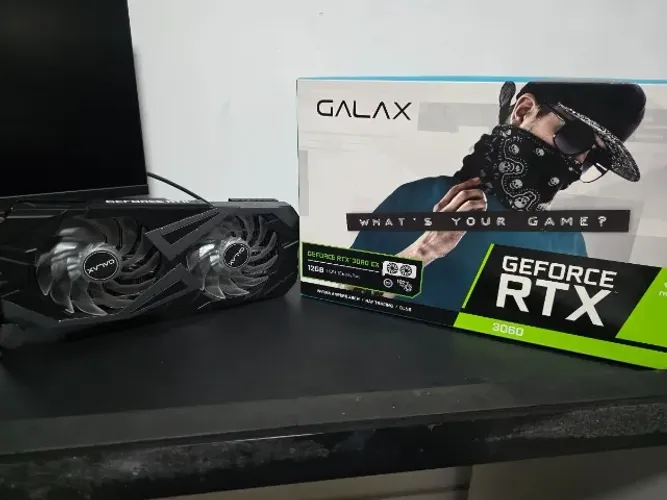 Placa de Vídeo RTX 3060 Galax 12GB