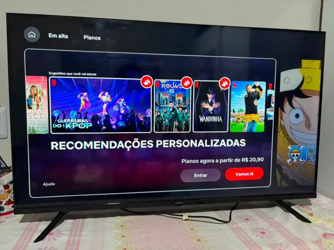 smart tv 43 impecável