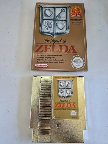 Jogo The Legend Of Zelda Nes Fita Dourada Original