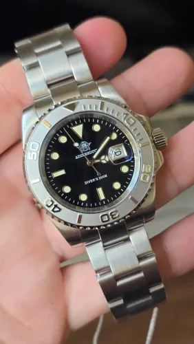 Relógio de mergulho addiesdive submariner novo