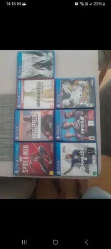 ? KIT 7 JOGOS ORIGINAIS PS4 - MÍDIA FÍSICA - CONSERVADOS