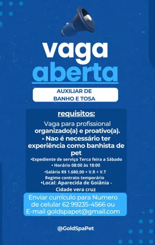 Vaga para banhista