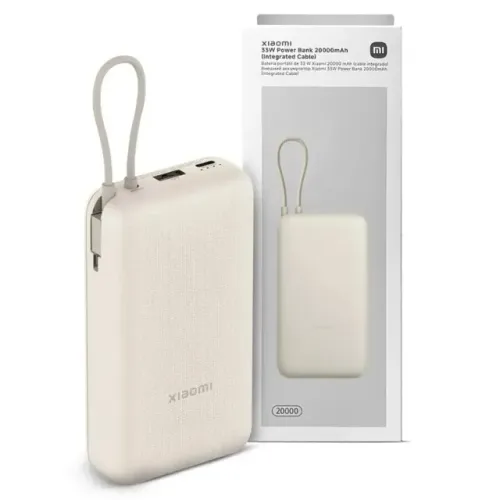 Carregador portátil 20.000 mah 33W Turbo Xiaomi Mi - Original e lacrado - Power bank - Beg