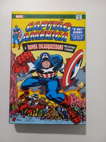 HQ Capitão América - A Bomba Enlouquecedora - por Jack Kirby