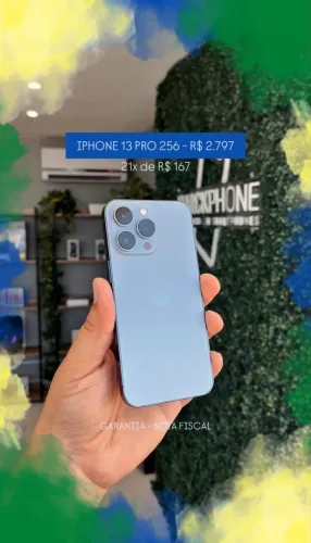 iPhone 13 Pro 256Gb - Loja Física - Nota fiscal
