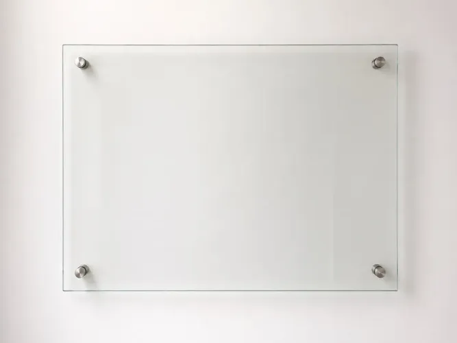 Painel de Vidro Temperado 100x80cm 8mm c/ Fixadores