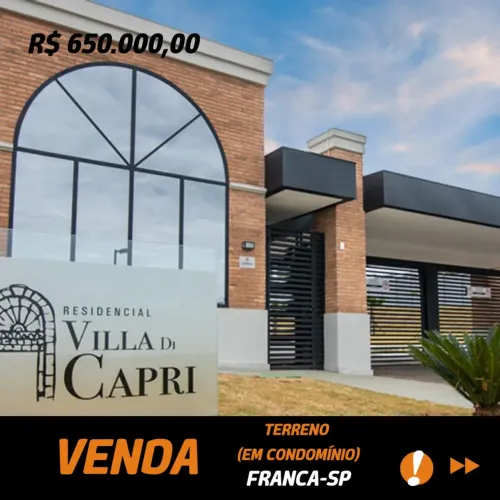 Casa de condomínio para venda possui 360 metros quadrados em Villaggio Di Firenze - Franca
