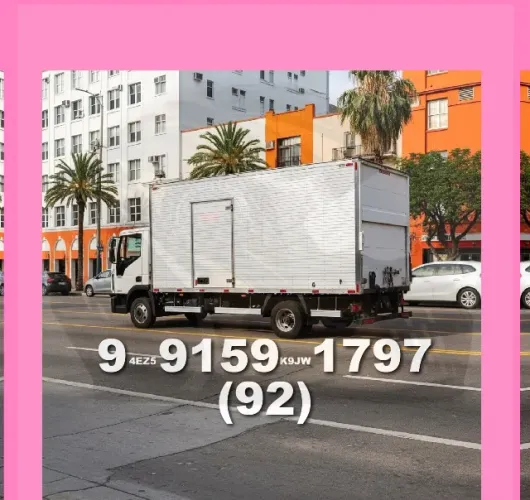 FRETE BAU ANDRÉ (92) 9+8410/7559 PRECISA DE TRANSPORTE? CAMINHÃO BAÚ DISPONÍVEL AGORA