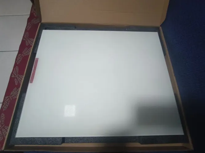 Mousepad de vidro branco - Dubrenx - 40x50 Cm