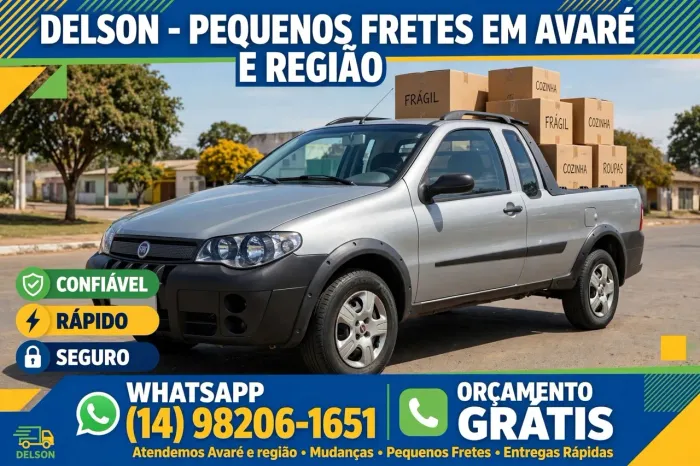 Pequenos fretes em avaré e região