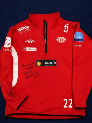 Agasalho Oficial Avaldsnes Noruega Autografado por Andréia Rosa
