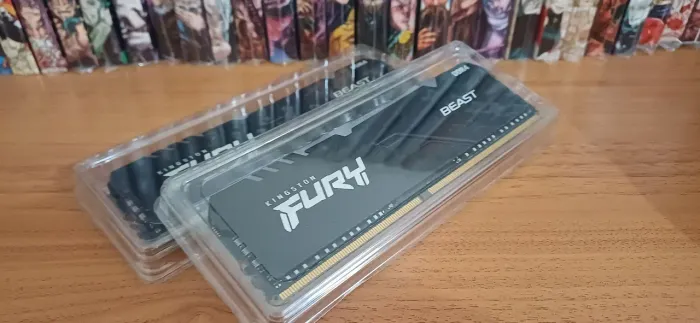 Duas Memória Ram Fury Beast 8gb Ddr4 3200mhz