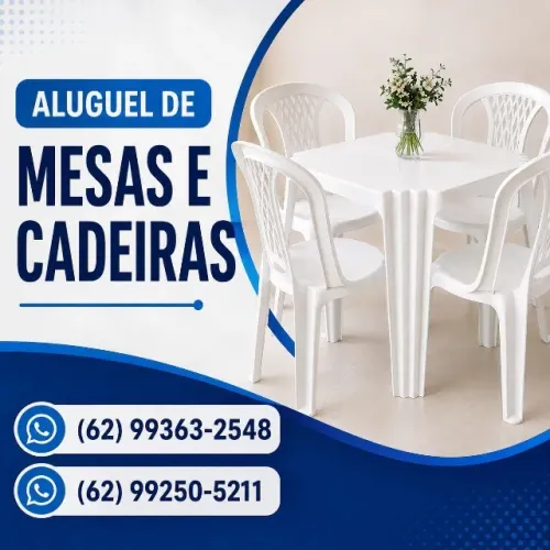 Aluguel de Mesas e Cadeiras
