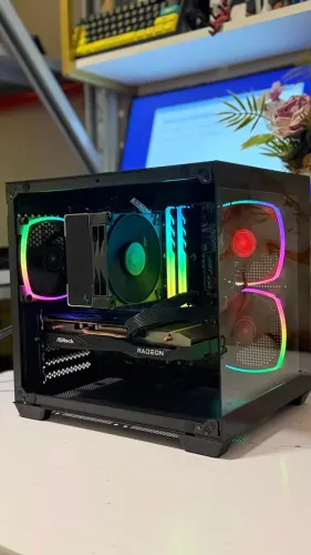 PC Gamer Ryzen 9 3900 + RX 7600 + 16GB - Muito TOP!