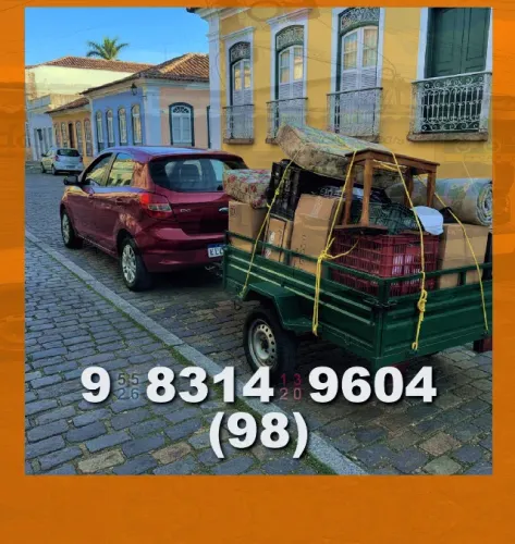 Frete Barato: Transporte em Maracanã, São Francisco e João Paulo! Ligue já!