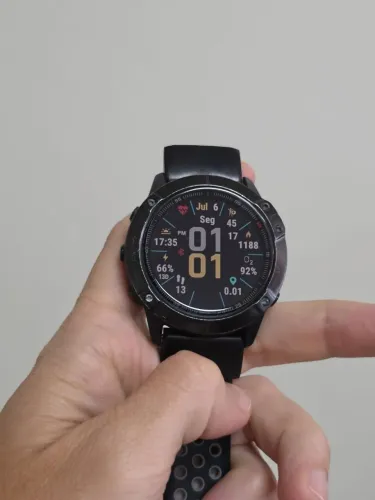 Relogio Garmin Fenix 6x Pro Black 10x Sem juros