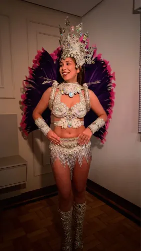 Fantasia de desfile de carnaval