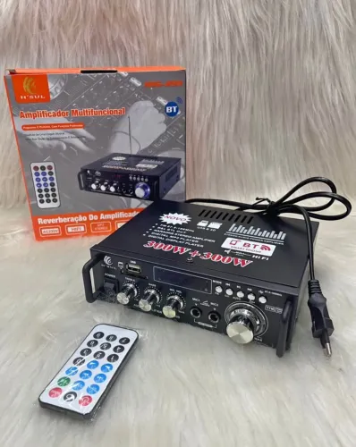 Amplificador bluetooth 600w