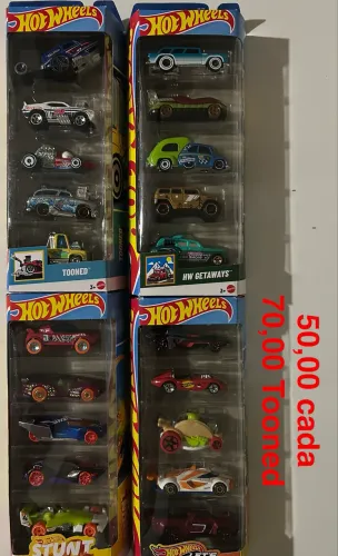 Pack 5 Hot Wheels Valor de Cada Na Foto
