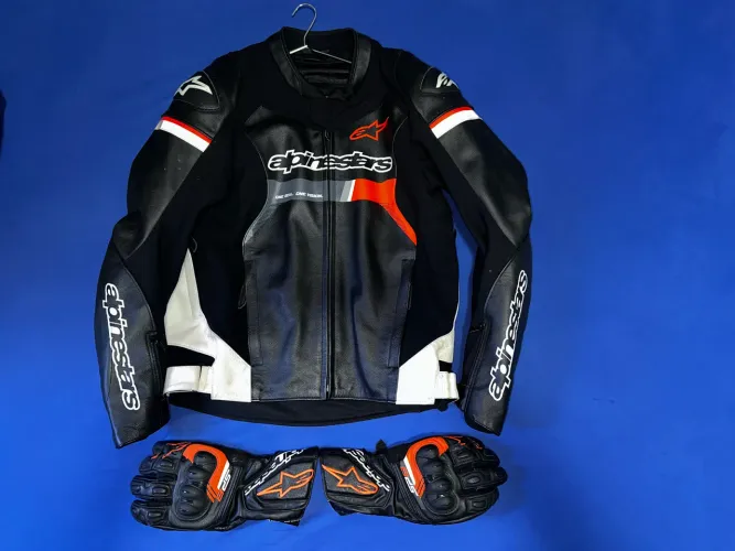 Jaqueta Alpinestars Gp Force + Luva Alpinestars