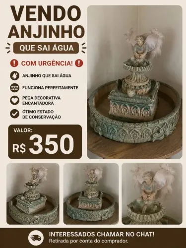 Anjinho que sai água