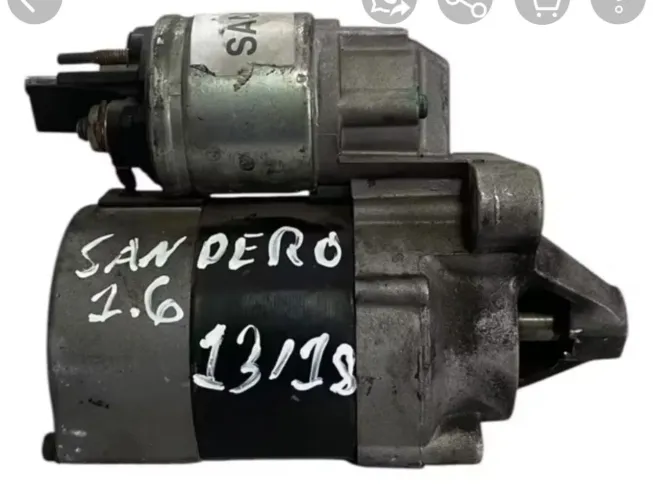 Motor de arranque sandero, logan 1.6 