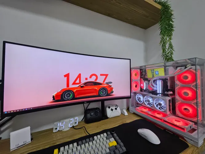 (Na caixa) Monitor Gamer Curvo LG UltraGear 34", 2K 160hz