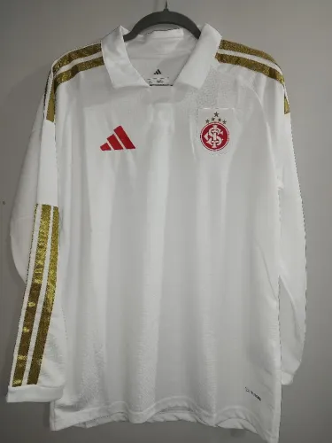 Camisa do Inter Manga Longa Branca II 2026/27 Tam M, G, GG, 2XL, 3XL, 4XL