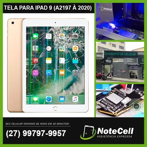 Tela/Display para iPad 9 (A2197 ~A2198 ~2020 ~A2270) - Instalação expressa!