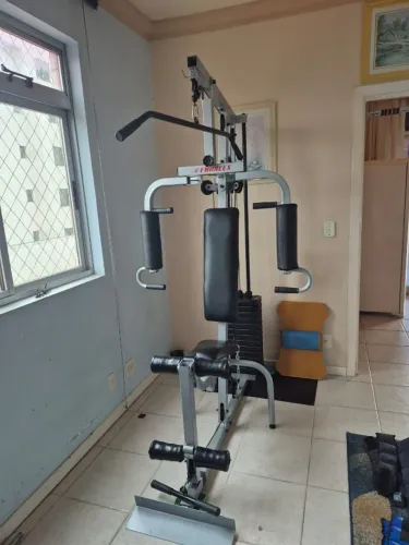 ESTAÇÃO MUSCULAÇÃO EMBREEX 401 +PESOS E ACESSÓRIOS