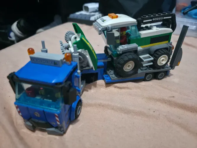 Lego city transporte de colheitadeira