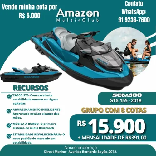 Jet Ski Sea-Doo Casco ST3 gtx 155