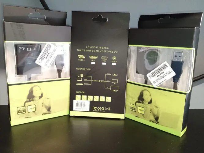 Adaptador conversor usb HDMI
