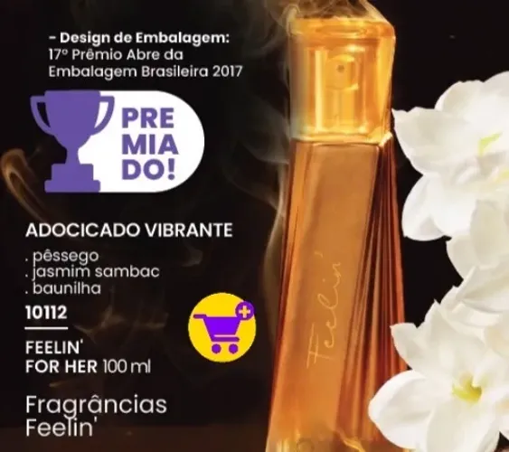 Perfume Fellin For Her - Adocicado Vibrante