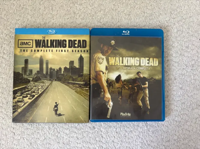 Blu Ray The Walking Dead Temporada 1 e 2
